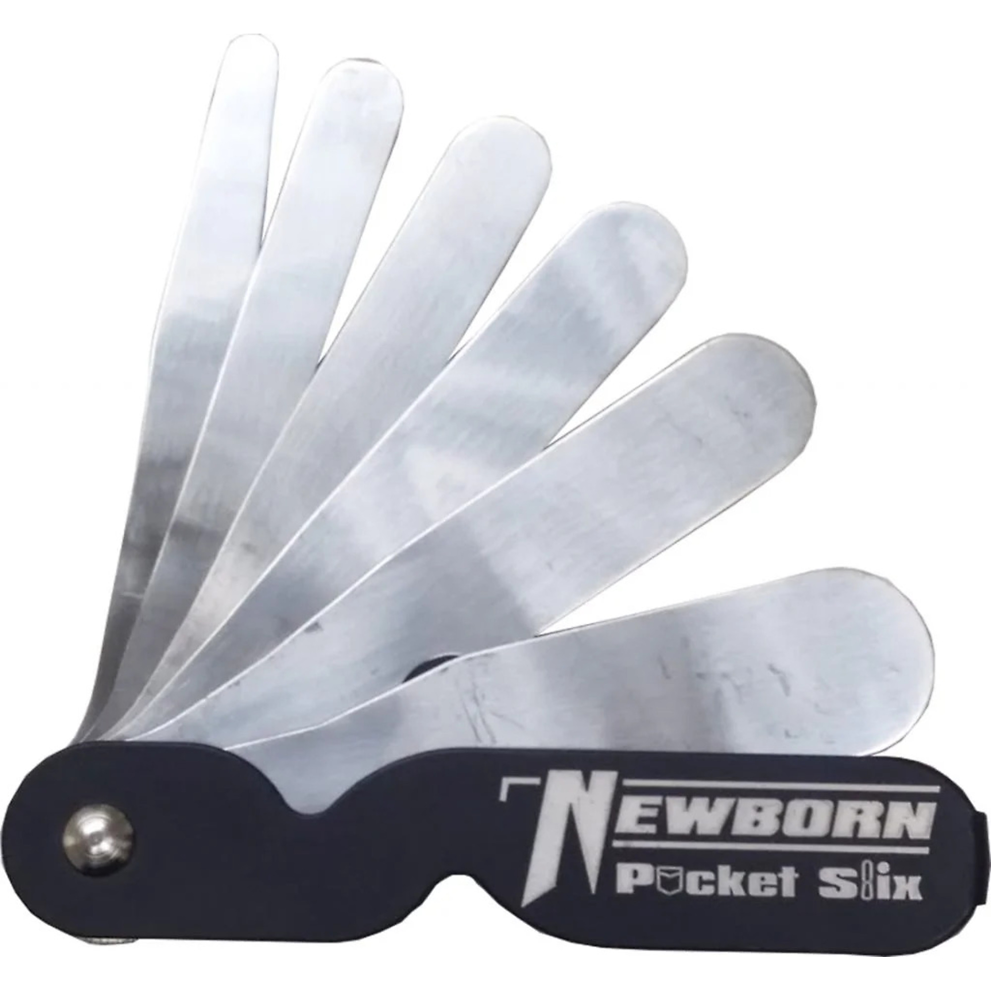 Newborn A-POCKETSLK Pocket Slix, 6 in 1 Folding Pocket Caulk Spatula, Black